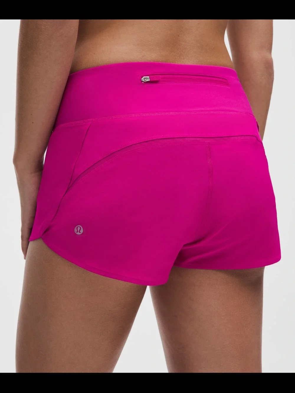 🆕 NWT New Lululemon Athletica M 2.5” shorts pink short speed up high rise